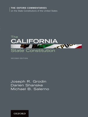 cover image of The California State Constitution